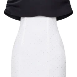 Robe Bustier Moulante Blanche à Col Bardot Et Jupe Strassée -Jolie Vêtue Soldes Magasin f8547730f013e9c99639f25d97588fb57ab97cb5 cnb7983 5