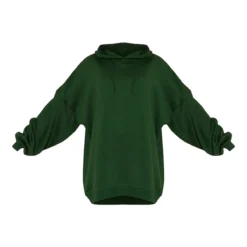 Robe Pull Oversize En Sweat Vert Forêt à Capuche -Jolie Vêtue Soldes Magasin f8bfda9600f37c4515121547de1e173e05d808b4 cmv4109 6