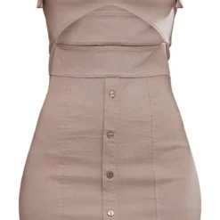 Robe Moulante Bustier Taupe à Découpes Et Boutons -Jolie Vêtue Soldes Magasin fb410980e8fce55fe922ed628c4d167fde22e108 cnd4020 5