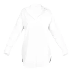 Robe Chemise Oversize Blanche à Manches Ballon -Jolie Vêtue Soldes Magasin fbd8a7f093235c9800ea1433269ab47374f80932 cmt6144 6