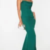 Robe Longue Vert émeraude à Détail Corset Drapé Et Bretelles -Jolie Vêtue Soldes Magasin fc31585fe2434a2ae868a9b5f54f8a5f679894d6 cmv0314 1