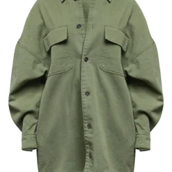 Robe Chemise En Jean Kaki Oversize -Jolie Vêtue Soldes Magasin fd2c0901fb97caf1c817bd213a3ab1c51a68c38a cnb8465 5