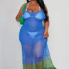 Plus Robe Longue En Maille Tricot Bleue Contrastante -Jolie Vêtue Soldes Magasin fdfdbb8459cdbeb9a67a5a2e4eb7b8b1398e4627 cnd2854 1