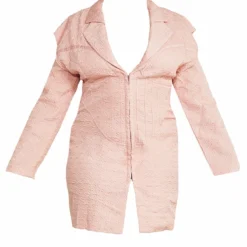 Plus Robe Blazer Style Corset Rose Clair Texturée -Jolie Vêtue Soldes Magasin ffe6a6137dc2e170e41db9cbad5ba0c109d61d89 cmw4052 6